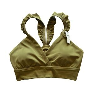 Aerie NWT Offline Swim Top Army Green Size M